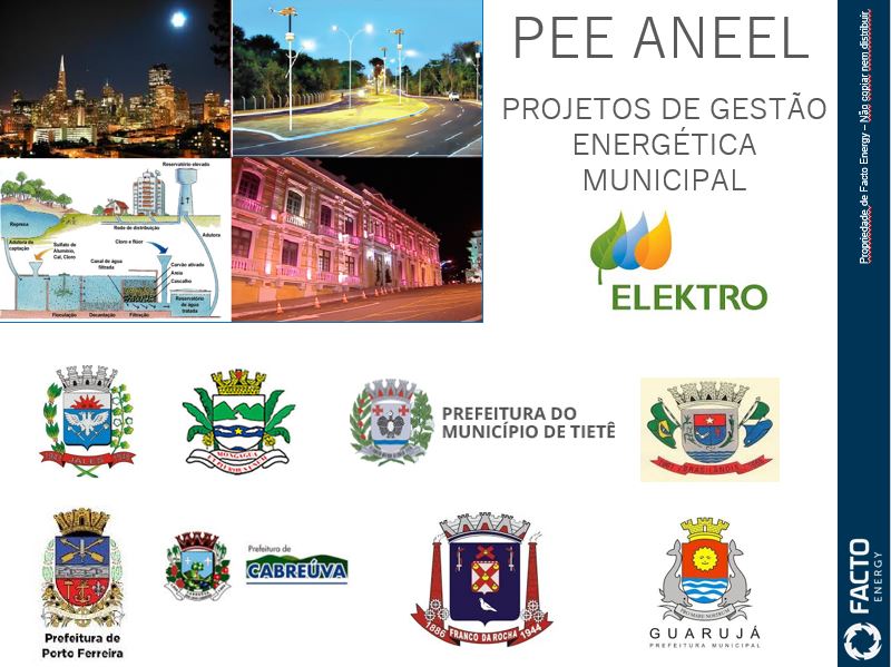Elektro- Projeto PEE / Gestão Energética Municipal em 8 Cidades do Estado de SP